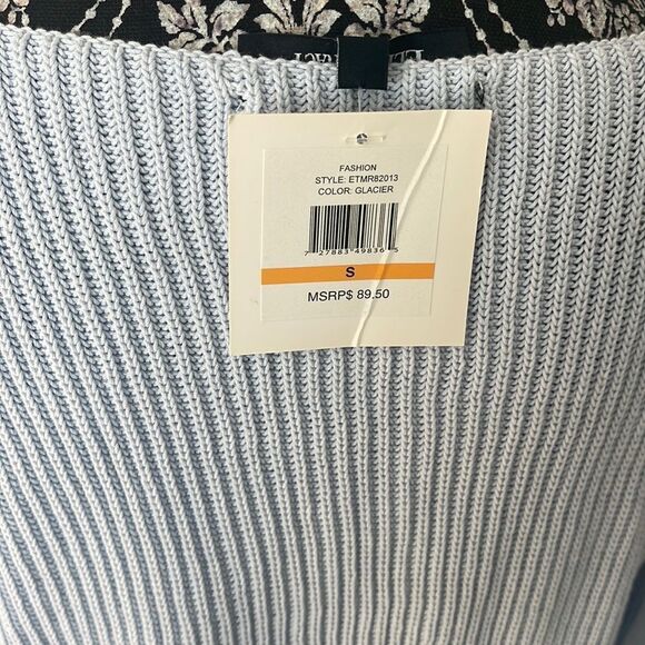 Ellen Tracy NEW Cotton Knit Sweater Long-sleeve Small - Picture 3 of 4